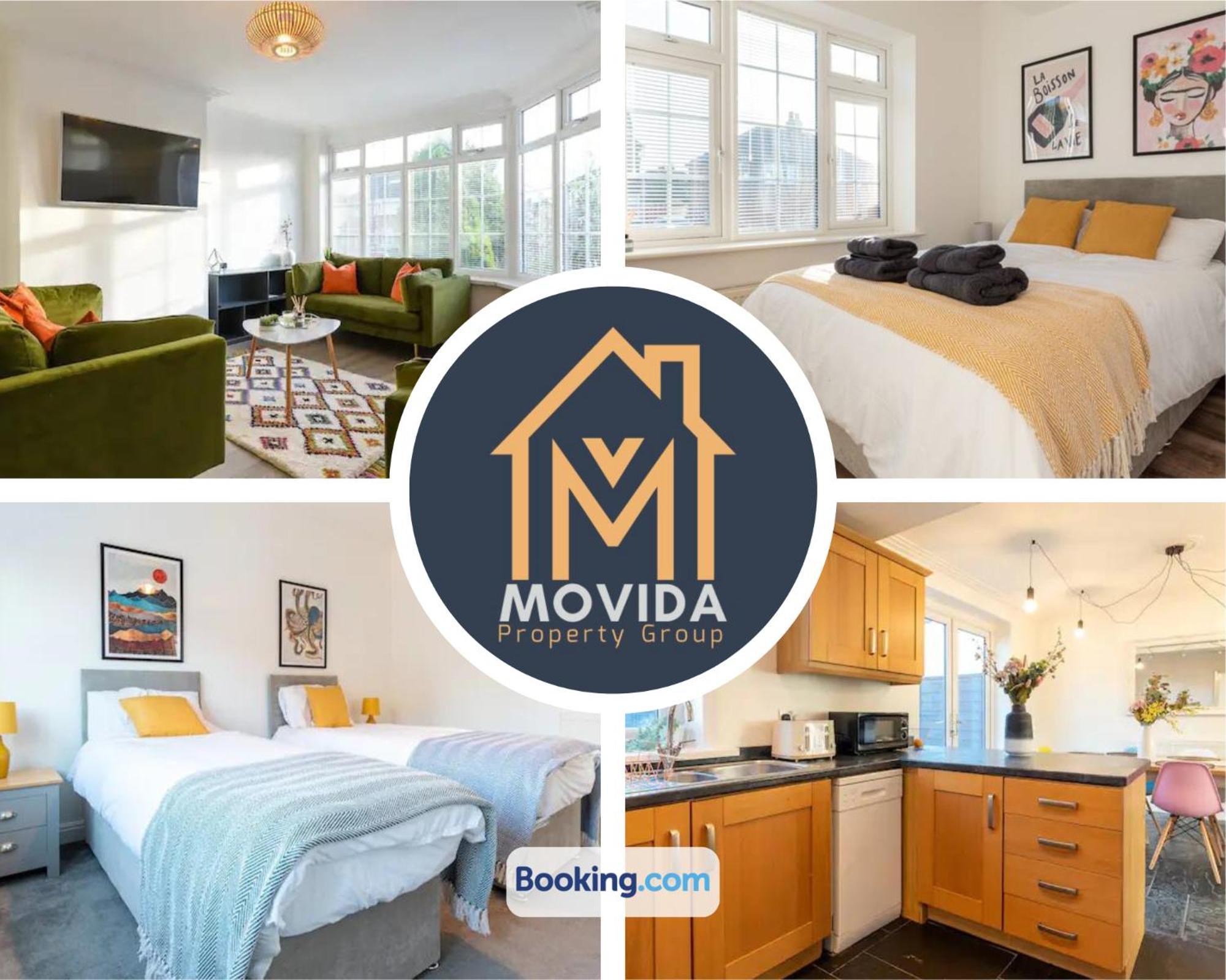 Large Modern 6 Bedroom House By Movida Property Group Short Lets & Serviced Accommodation With Games Room Leeds  Kültér fotó
